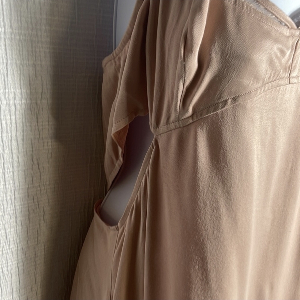 Anthropologie Pink Sleeveless Midi Dress with Slit - Picture 5 of 5